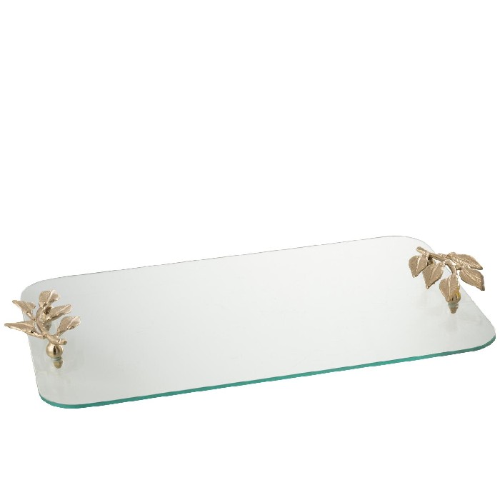 home-decor/decorative-ornaments/tray-leaf-glassiron-transparentgold