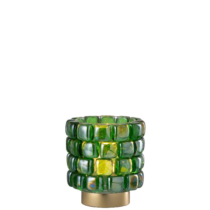 home-decor/candle-holders-lanterns/tea-light-holder-square-mosaic-glass-green-small