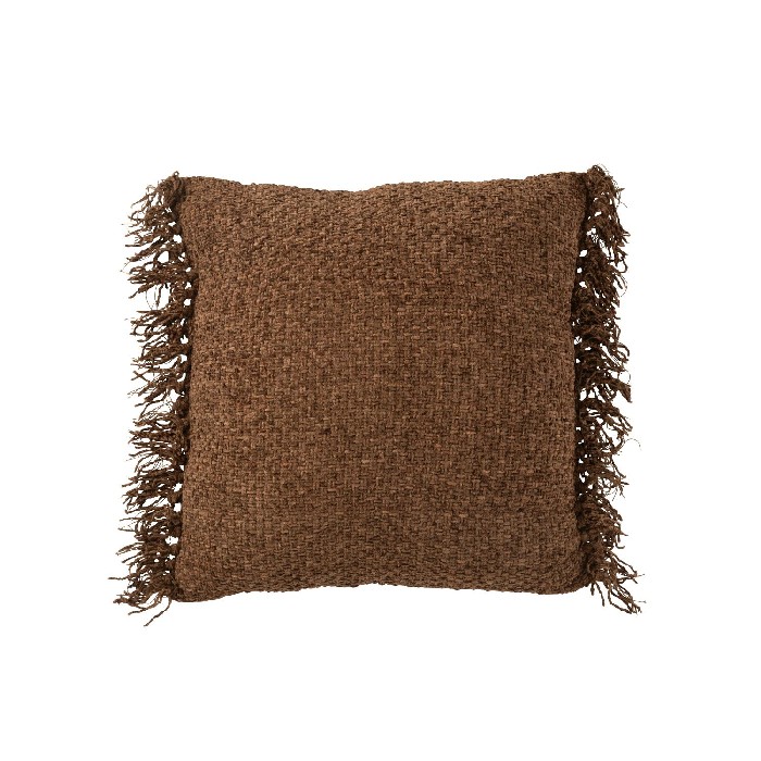 home-textiles/cushions-cushion-covers/woven-cushion-with-fringes-viscosecotton-dark-brown