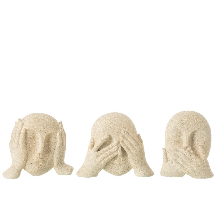 home-decor/decorative-ornaments/face-seehearspeak-resin-beige-3-assorted