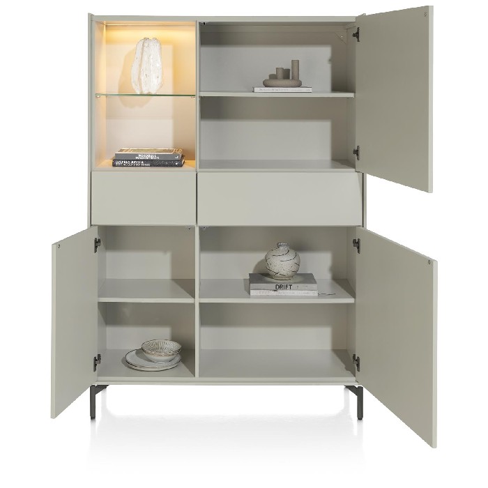living/sideboards/noon-wardrobe-120cm-–-3-doors-2-drawers-led-–-silk-grey