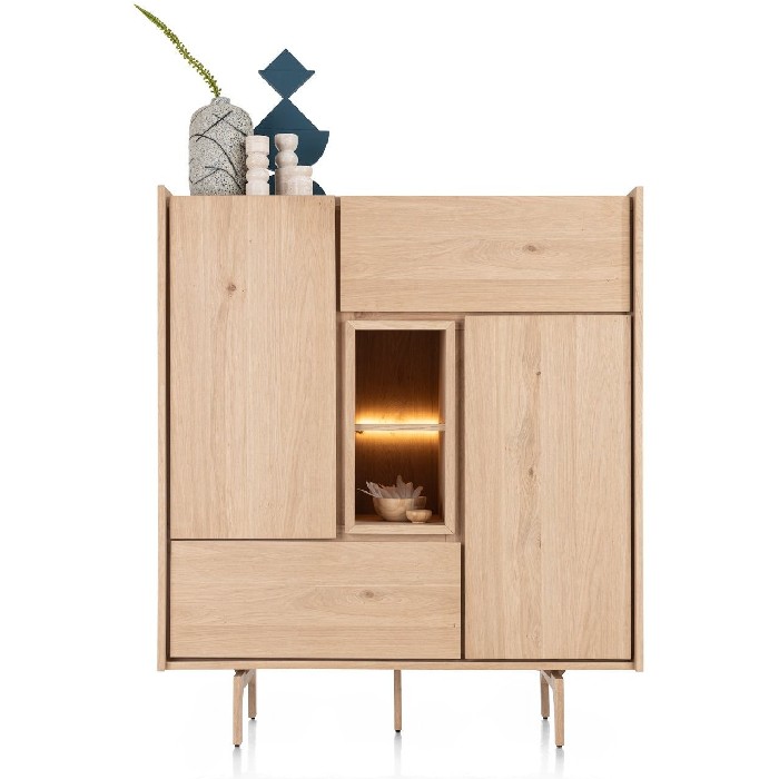 living/sideboards/xooon-valgard-highboard-120cm-2-doors-2-drawers-2-niches-led