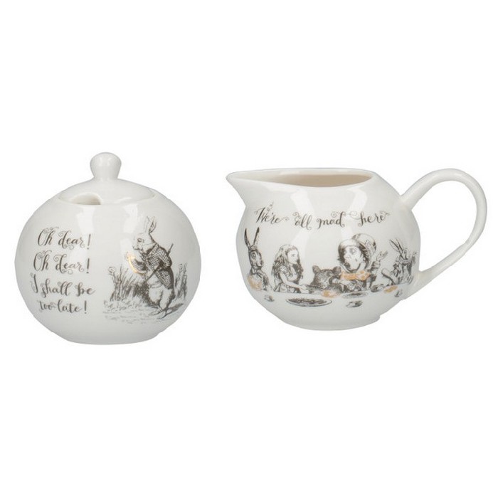 kitchenware/tea-coffee-accessories/kitchen-craft-sugar-bowl-creamer-alice-in-wonderland
