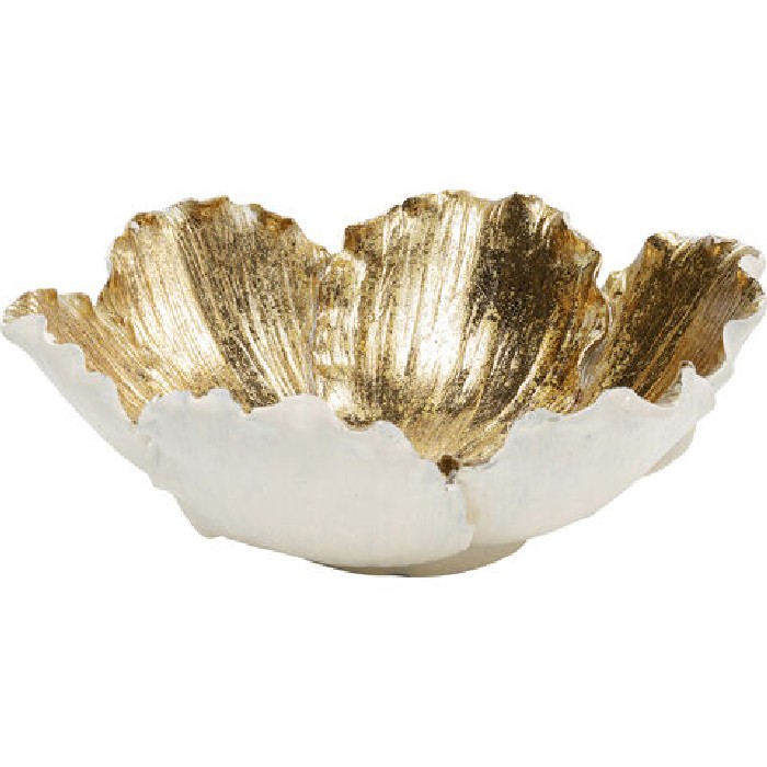 home-decor/decorative-ornaments/kare-deco-bowl-flower-bloom-cream-gold-diameter-20cm