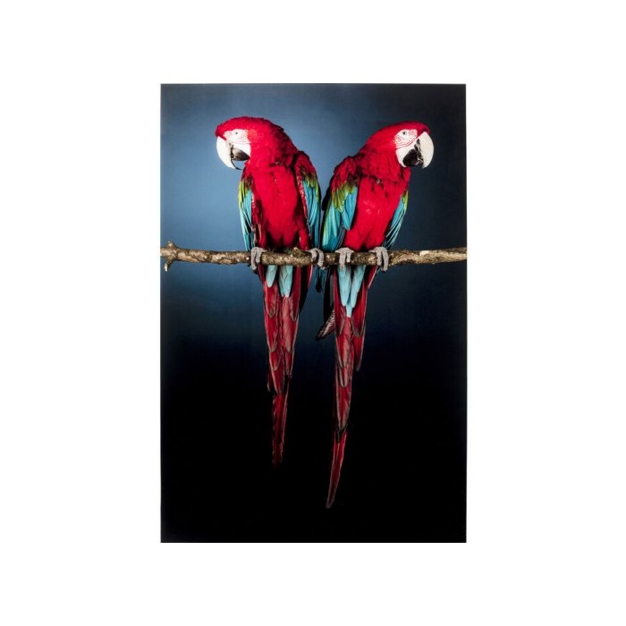 home-decor/wall-decor/promo-kare-glass-picture-twin-parrot-80x120cm