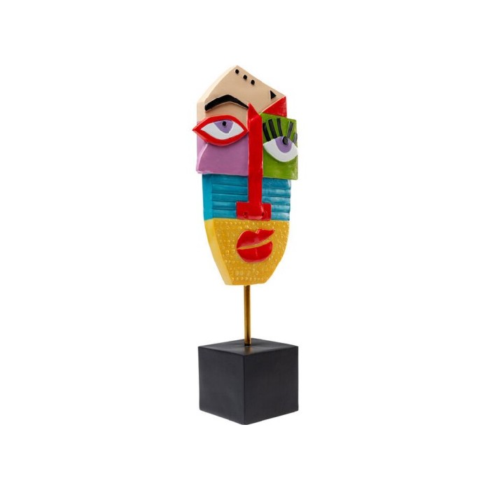 home-decor/decorative-ornaments/kare-deco-object-abstract-face-multicolour