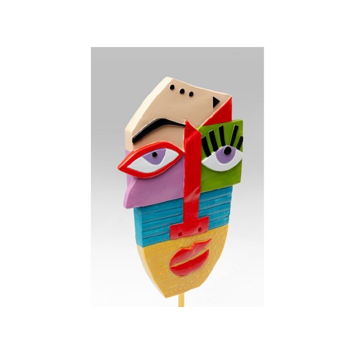 home-decor/decorative-ornaments/kare-deco-object-abstract-face-multicolour