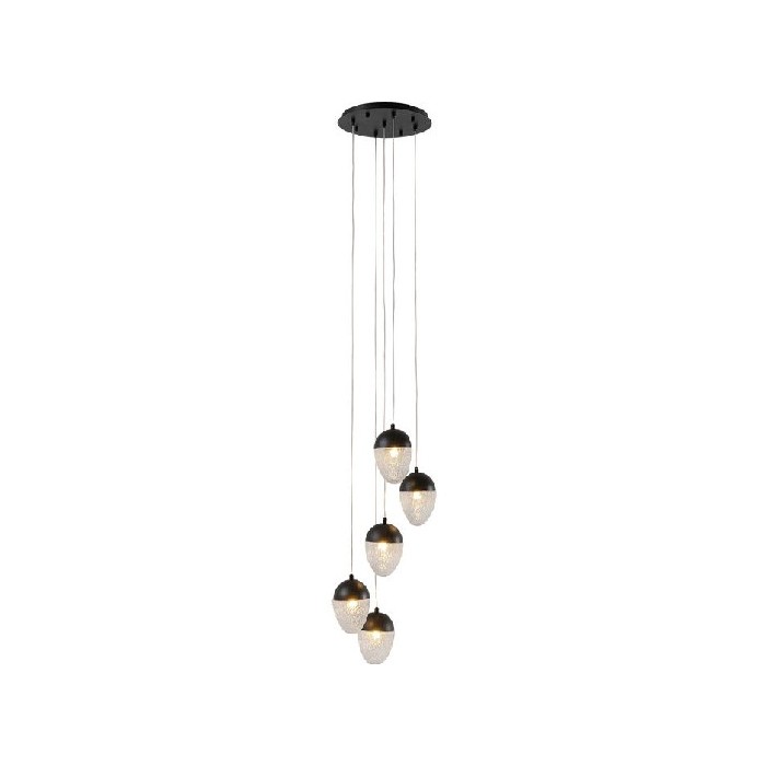 lighting/ceiling-lamps/kare-pendant-lamp-frozen-5-black-matt-ø35cm-last-one-on-display