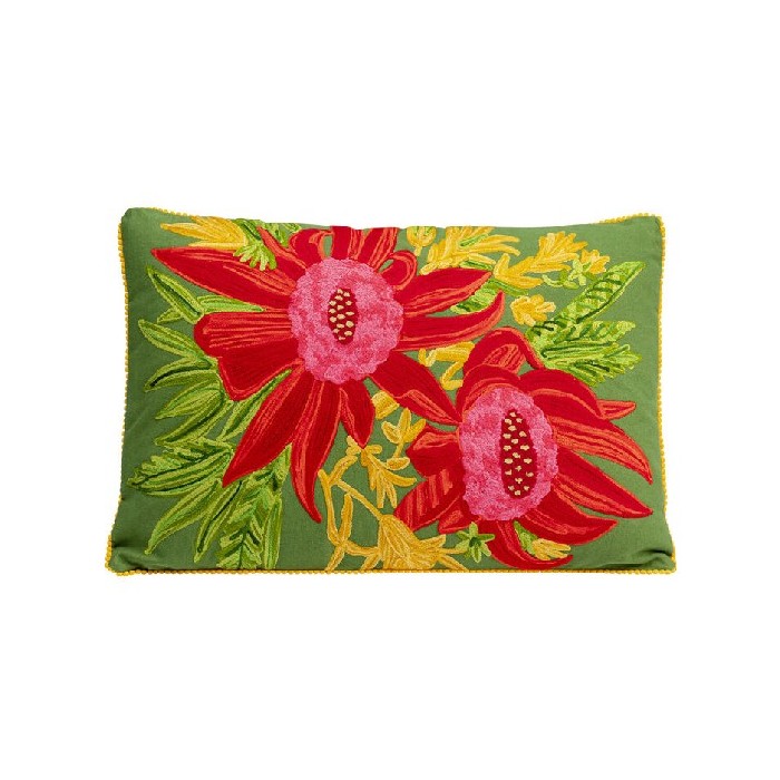 home-textiles/cushions-cushion-covers/kare-cushion-fiorista-green-60x40cm