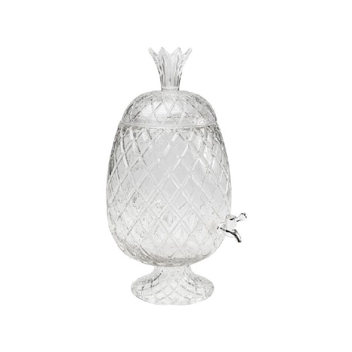tableware/carafes-jugs-bottles/kare-drink-dispenser-pineapple-clear-2part
