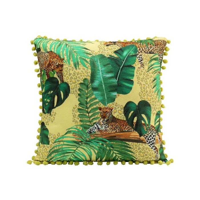home-textiles/cushions-cushion-covers/kare-cushion-leo-in-leafs-40x40cm