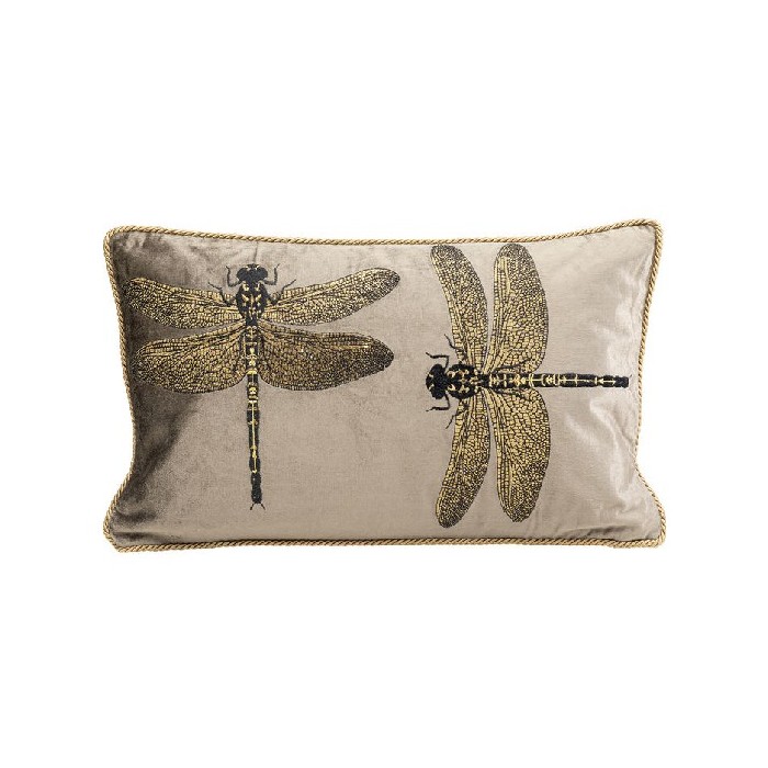 home-textiles/cushions-cushion-covers/kare-cushion-glitter-dragonfly-brown-50x30cm