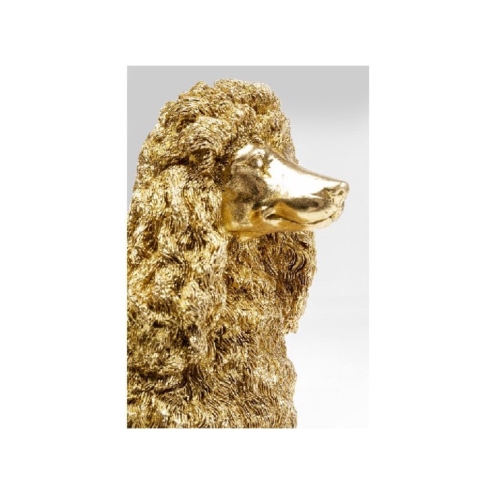 home-decor/decorative-ornaments/kare-deco-figurine-mrs-poodle-gold-34cm