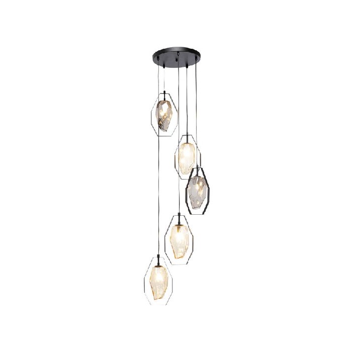 lighting/chandelier-pendant-lighting/kare-pendant-lamp-diamond-fever-spiral-black-ø42cm