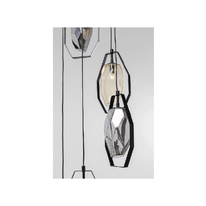 lighting/chandelier-pendant-lighting/kare-pendant-lamp-diamond-fever-spiral-black-ø42cm