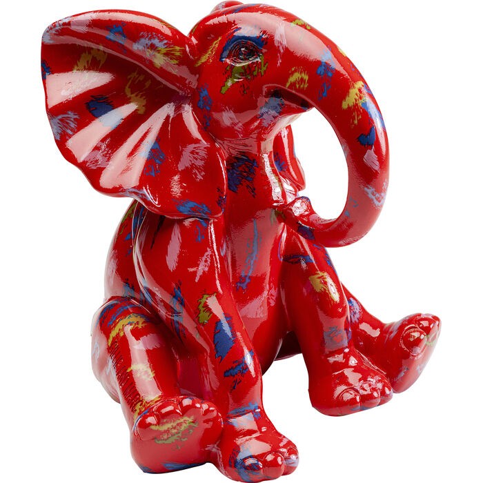 home-decor/decorative-ornaments/kare-decorative-figurine-elephant-dots-red-–-18cm-–-56174