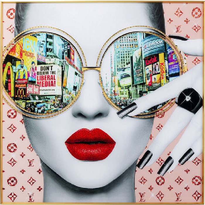 home-decor/wall-decor/kare-framed-picture-times-square-view-120cm-x-120cm