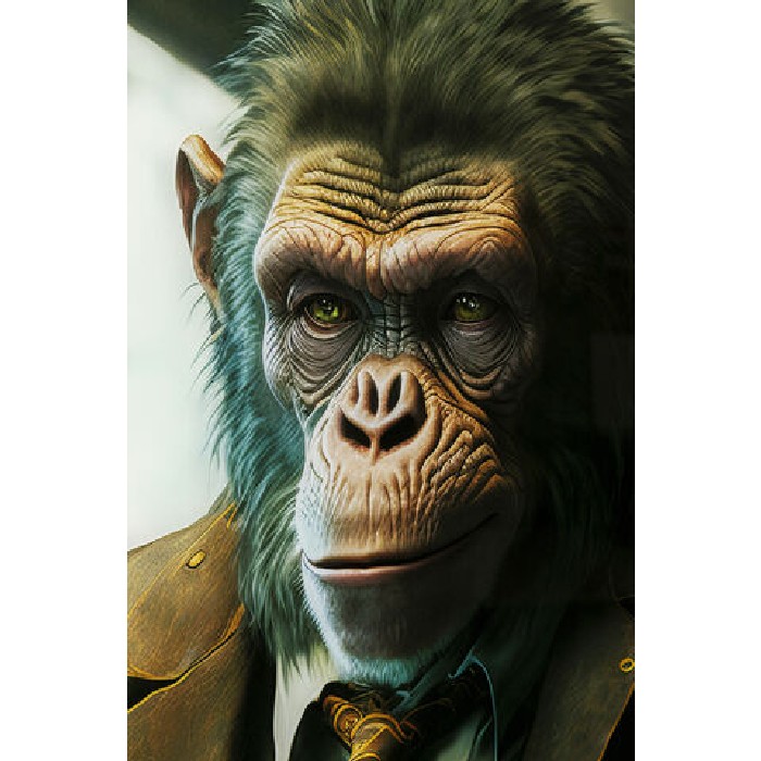 home-decor/wall-decor/kare-glass-picture-drinking-monkey-100cm-x-100cm
