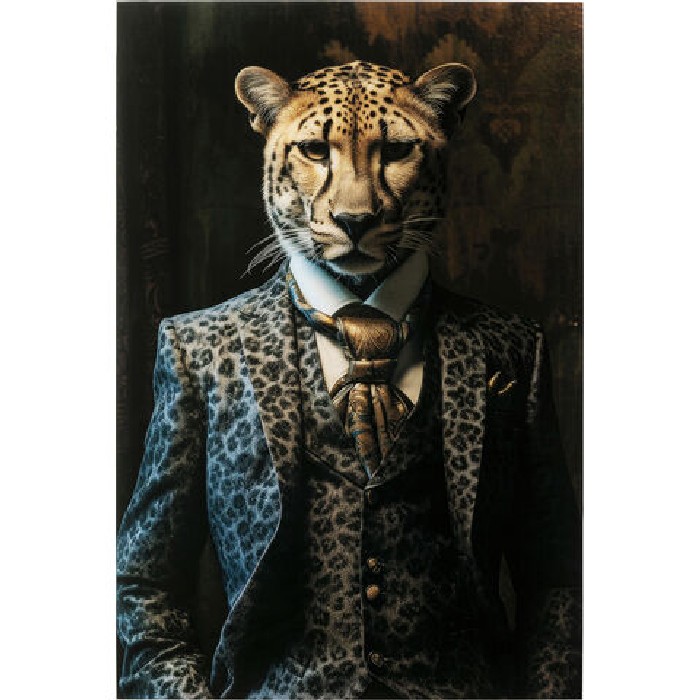 home-decor/wall-decor/kare-glass-picture-mister-leo-100cm-x-150cm