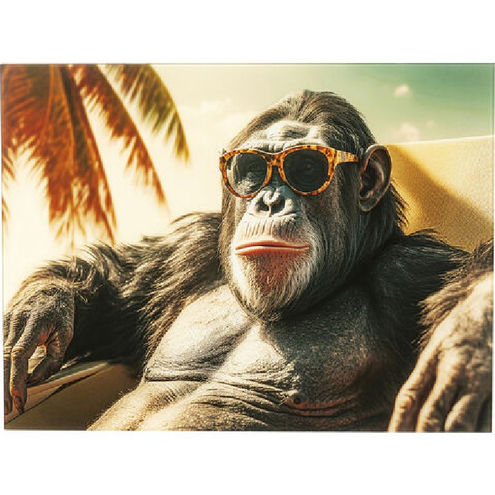 home-decor/wall-decor/kare-glass-picture-holiday-monkey-80cm-x-60cm