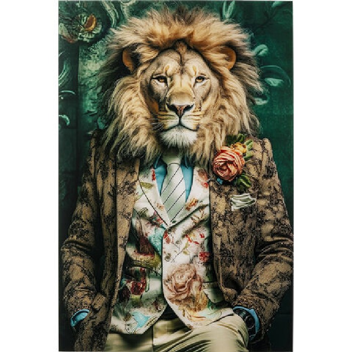 home-decor/wall-decor/kare-glass-picture-mister-lion-150cm-x-100cm