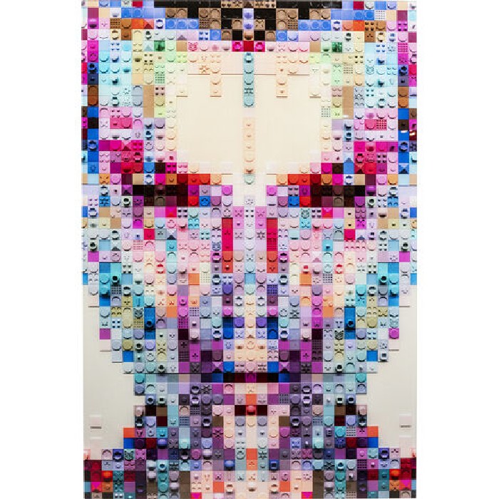 home-decor/wall-decor/kare-glass-picture-pixel-face-120cm-x-80cm
