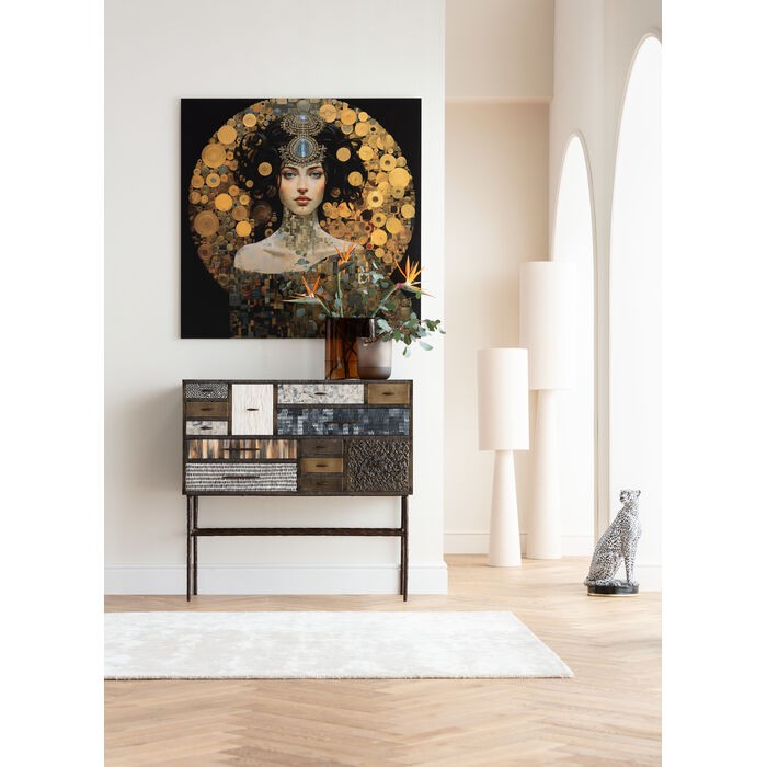 home-decor/wall-decor/kare-glass-picture-art-nouveau-lady-3d-–-120cm-x-120cm-–-56575