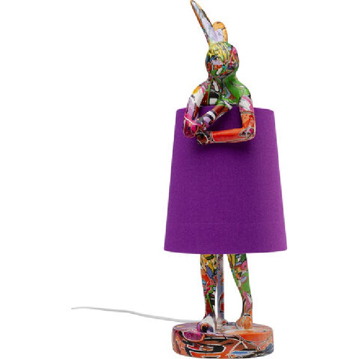 lighting/table-lamps/kare-table-lamp-animal-rabbit-graffitipurple-50cm-purple