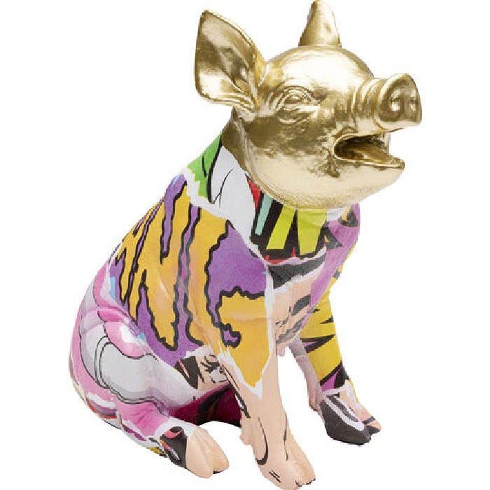 home-decor/decorative-ornaments/kare-deco-figurine-graffiti-pig-20cm