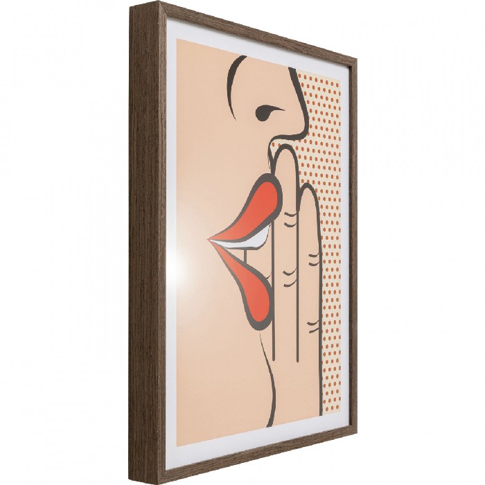 home-decor/wall-decor/kare-framed-painting-comic-whisper-31cm-x-41cm