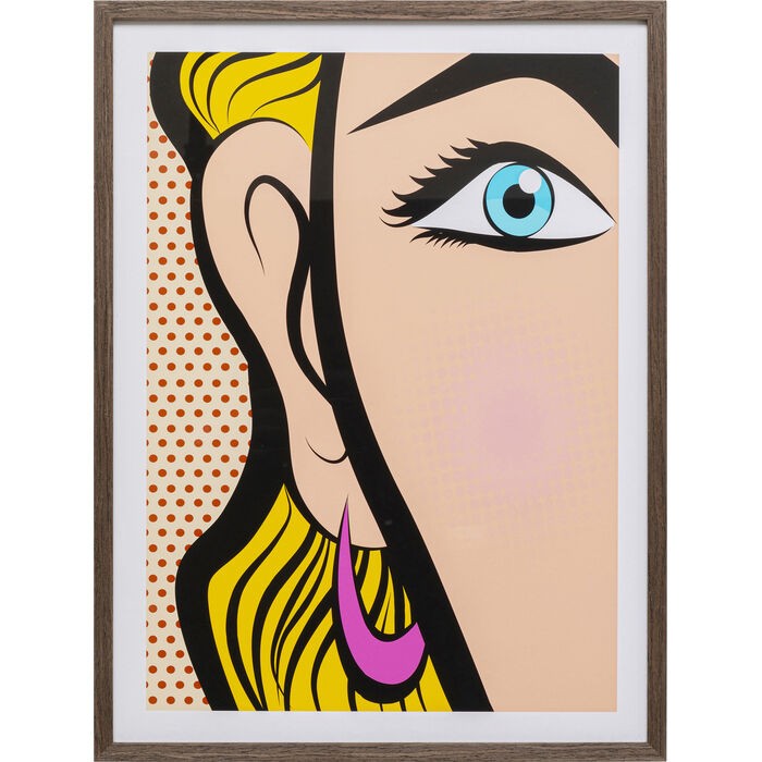 home-decor/wall-decor/kare-framed-picture-comic-eye-31cm-x-41cm