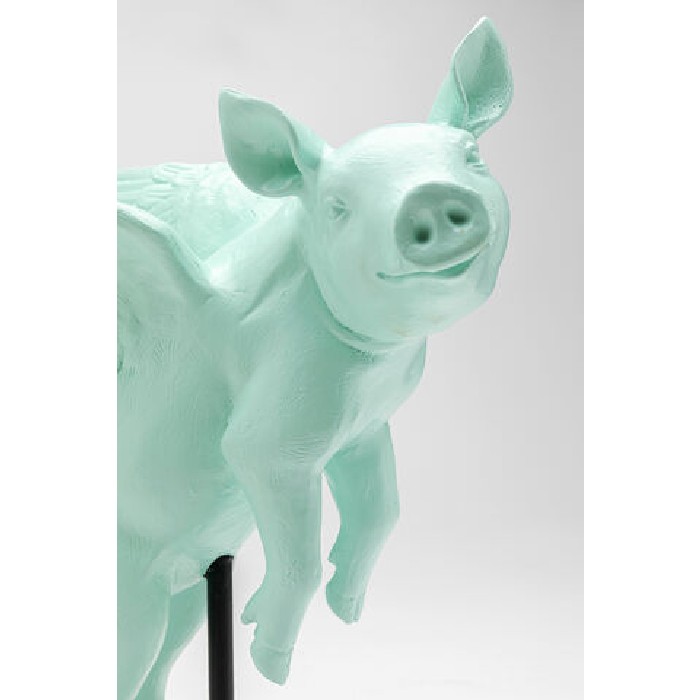 home-decor/decorative-ornaments/kare-deco-figurine-flying-pig-turquoise-29cm