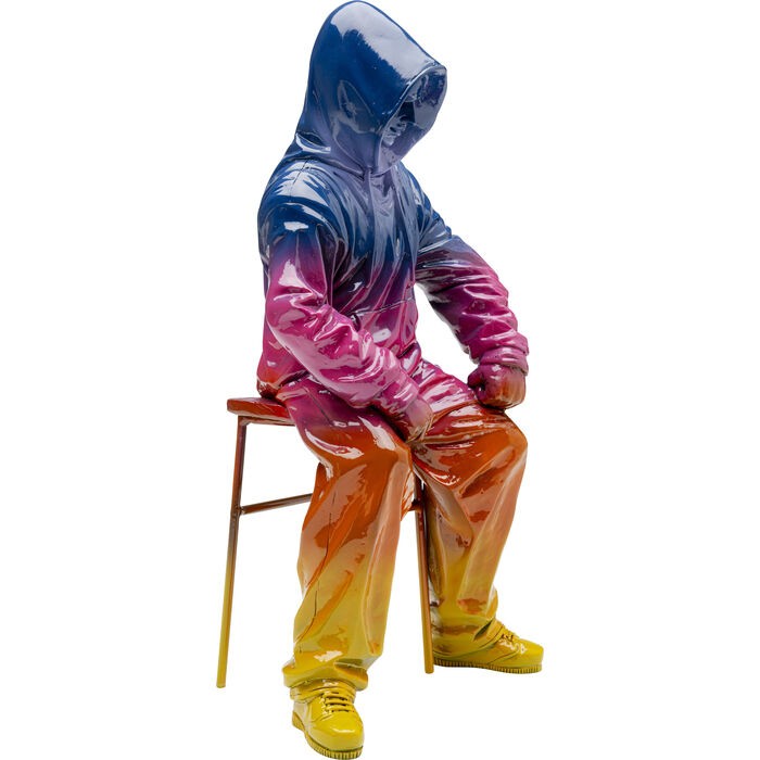 home-decor/decorative-ornaments/kare-decorative-figurine-street-art-boy-rainbow-–-36cm-–-56927