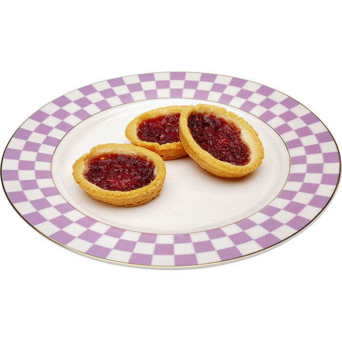 tableware/plates-bowls/kare-plate-harlequin-purple-diameter-21cm