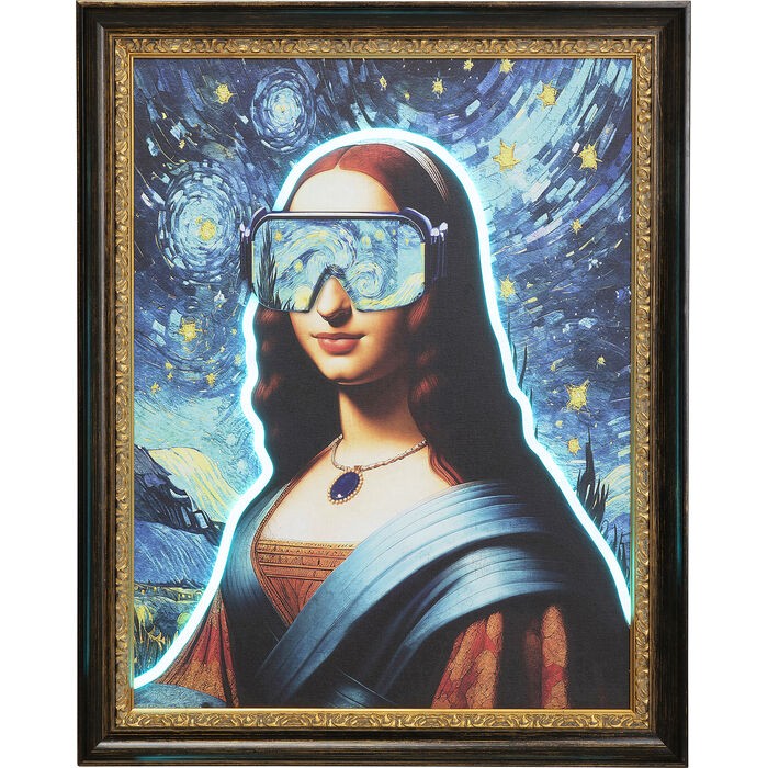 home-decor/wall-decor/kare-framed-picture-led-art-lady-–-80cm-x-100cm-–-57155