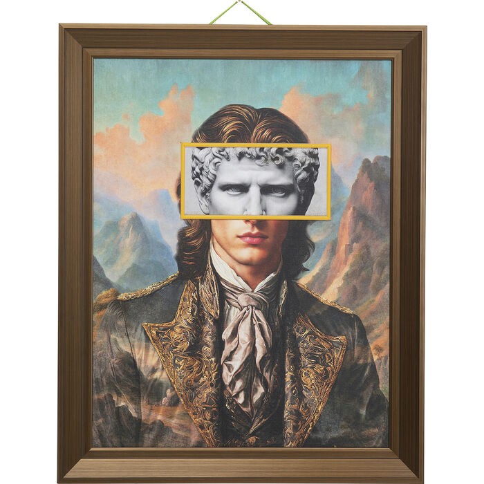 home-decor/wall-decor/kare-framed-picture-led-art-gentleman-–-80cm-x-100cm-–-57156