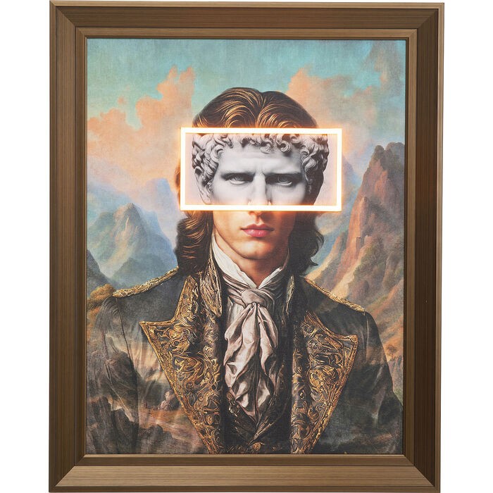 home-decor/wall-decor/kare-framed-picture-led-art-gentleman-–-80cm-x-100cm-–-57156