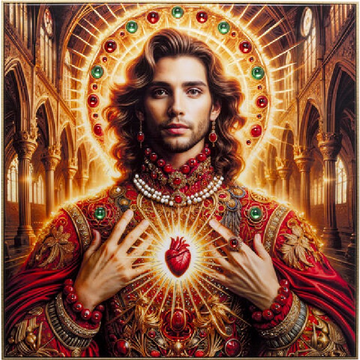 home-decor/wall-decor/kare-saint-halo-man-framed-picture-100cm-x-100cm