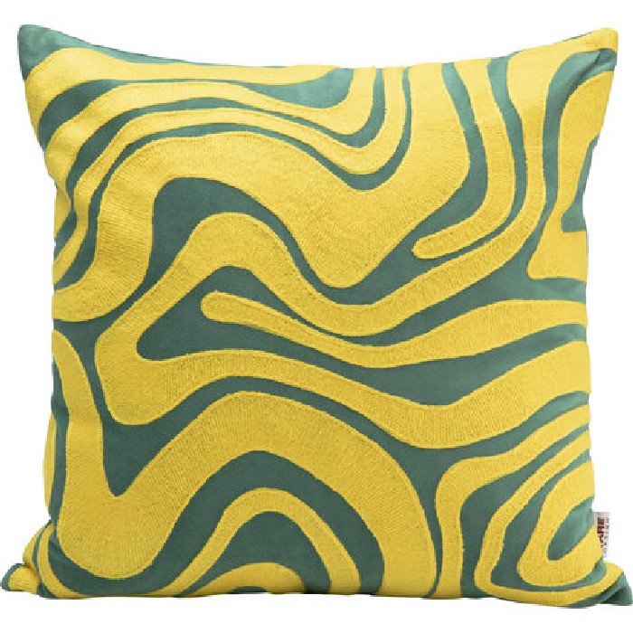 home-textiles/cushions-cushion-covers/kare-electric-feeling-cushion-yellow-45cm-x-45cm