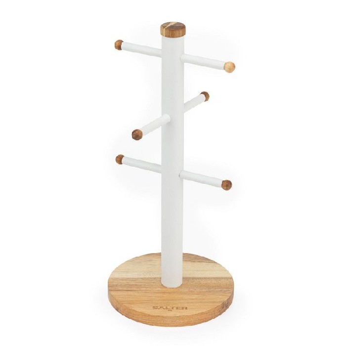 kitchenware/racks-holders-trollies/salter-toronto-6-branch-mug-tree-white