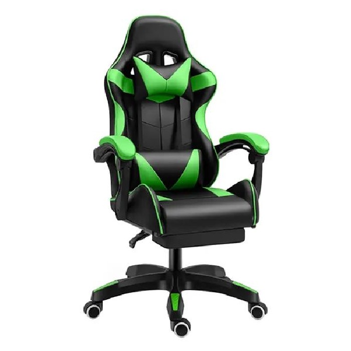 electronics/gaming-consoles-accessories/gaming-chair-cis-2023-1f-bkgn-pu-leather-blackgreen