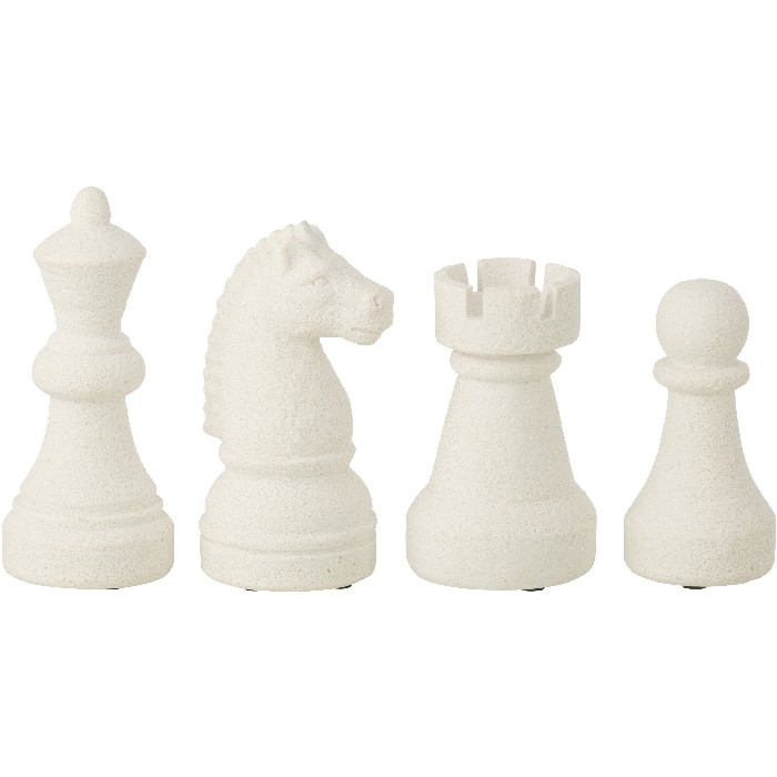 home-decor/decorative-ornaments/polyresin-chess-piece-white-small-4-assorted