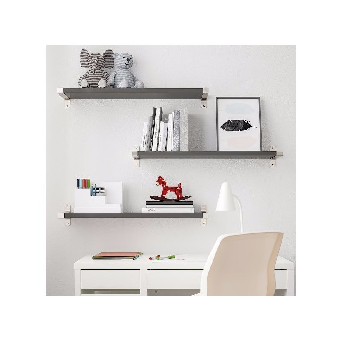 other/hardware-accessories/ikea-bergshult-shelf-dark-grey-80x20cm
