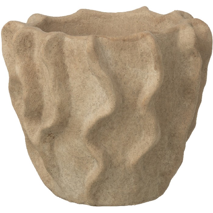 home-decor/indoor-pots-plant-stands/round-waves-cement-flowerpot-beige-medium