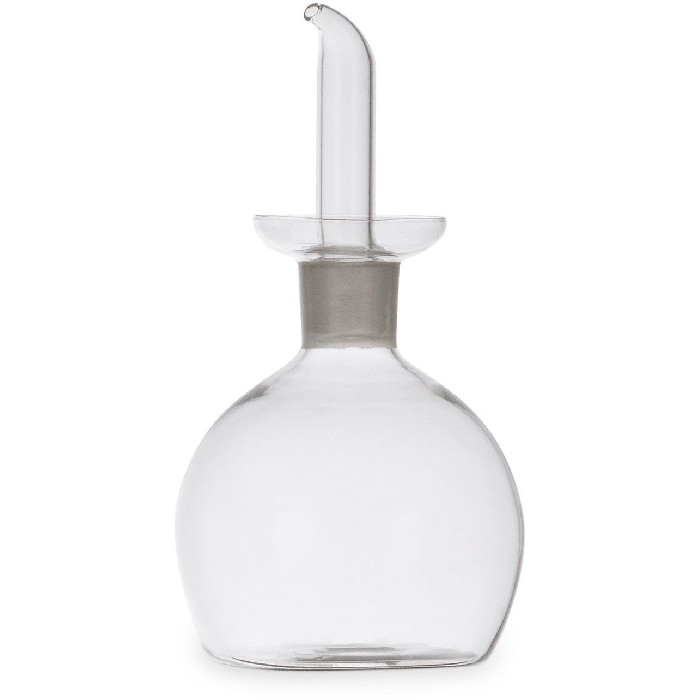 tableware/condiment-sets/coincasa-rounded-transparent-glass-cruet-6365023