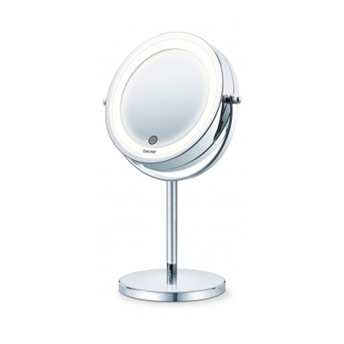 bathrooms/bathroom-mirrors/beurer-mirror-with-stand-light-silver-13cm