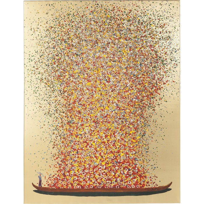 home-decor/wall-decor/kare-picture-touched-flower-boat-gold-red-80-x-100-cm