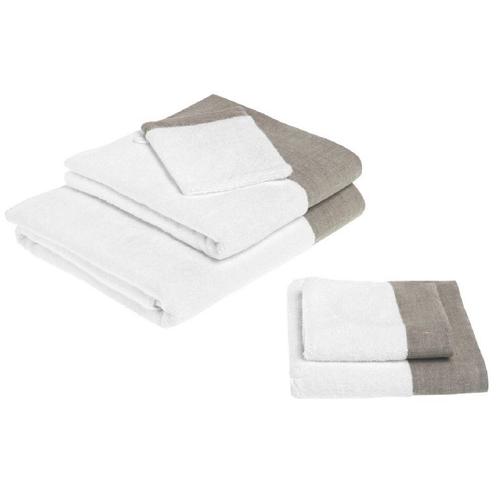 home-textiles/bath-linen-towels/coincasa-towel-with-linen-flounce-one-towel-only-6678390