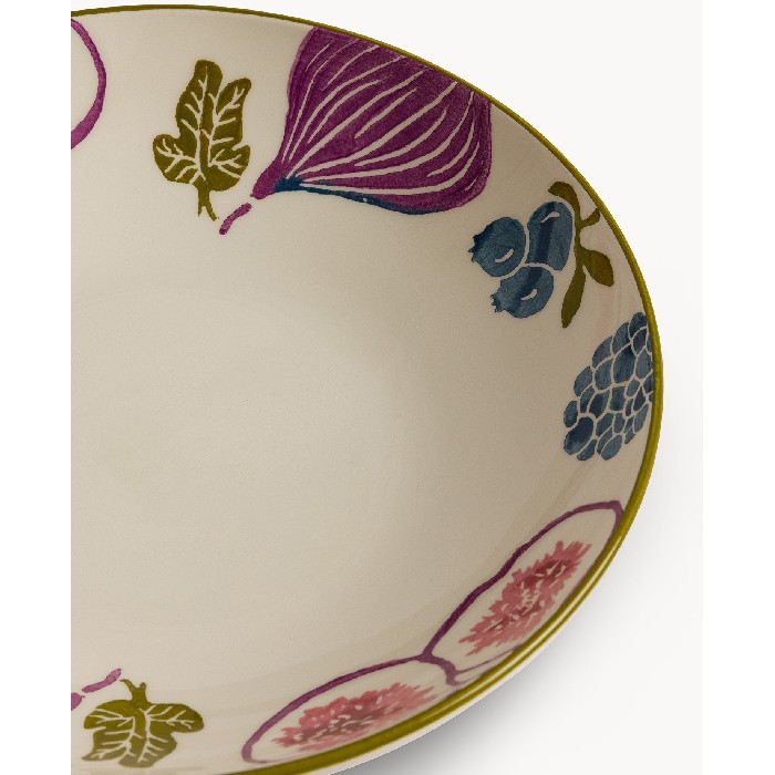 tableware/plates-bowls/coincasa-ceramic-soup-plate-with-hand-painted-fig-motif-6801765