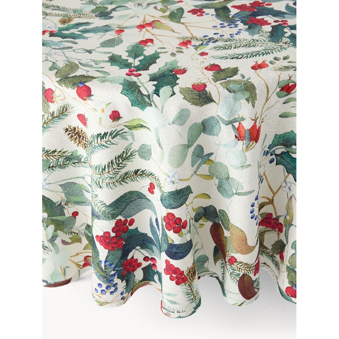 christmas/table-setups/coincasa-round-cotton-panama-tablecloth-with-berry-print-6801970